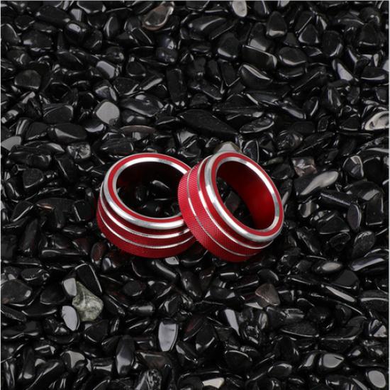 For Corolla Cross   Air Condition Knob Button Ring Cover Decor Pair