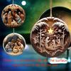 12pcs/set Christmas Ornaments Jesus Family Prayer Wood Pendant Ornaments for Home Car Decor 2D