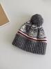 Han Dai Winter New Fair Island Knitted Wool Hat Retro Cute Hairball Warm Thickened Ear Protector Cold Hat