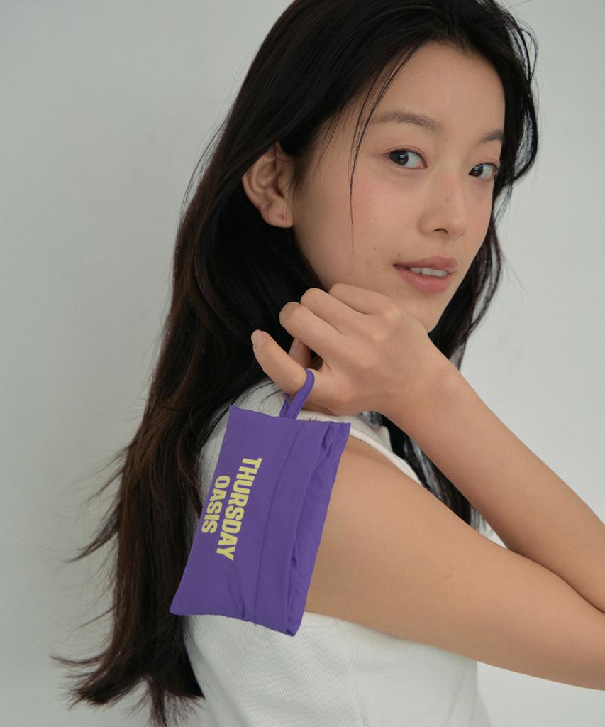 Wednesdayoasisforwomen Weekdays Color Nylon Shoulder Bag_Purple(Wb6Ac05)