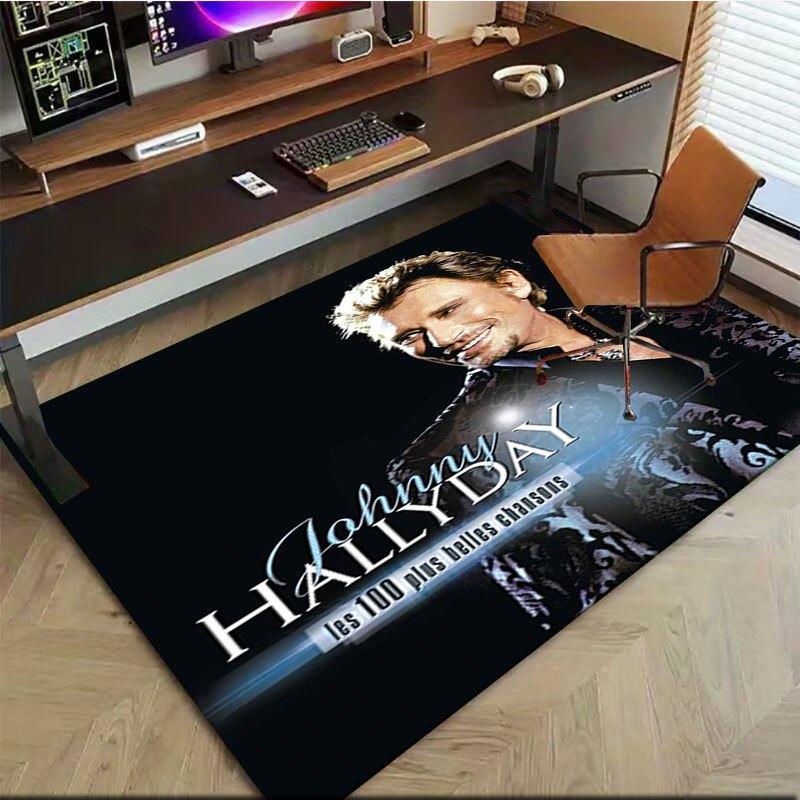 Johnny Hallyday: The 100 Most Beautiful SongsOffice Mat Perfect for Home Decor Office Desk Chair Rugs Chair Carpet for office Polyester Chai