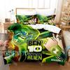 Fashion Ben10 Ultimate Cartoon Bedding Set Single Twin Full Queen King Size Bed Set Kids Bedroom Duvetcover Sets Bed Sheet Set
