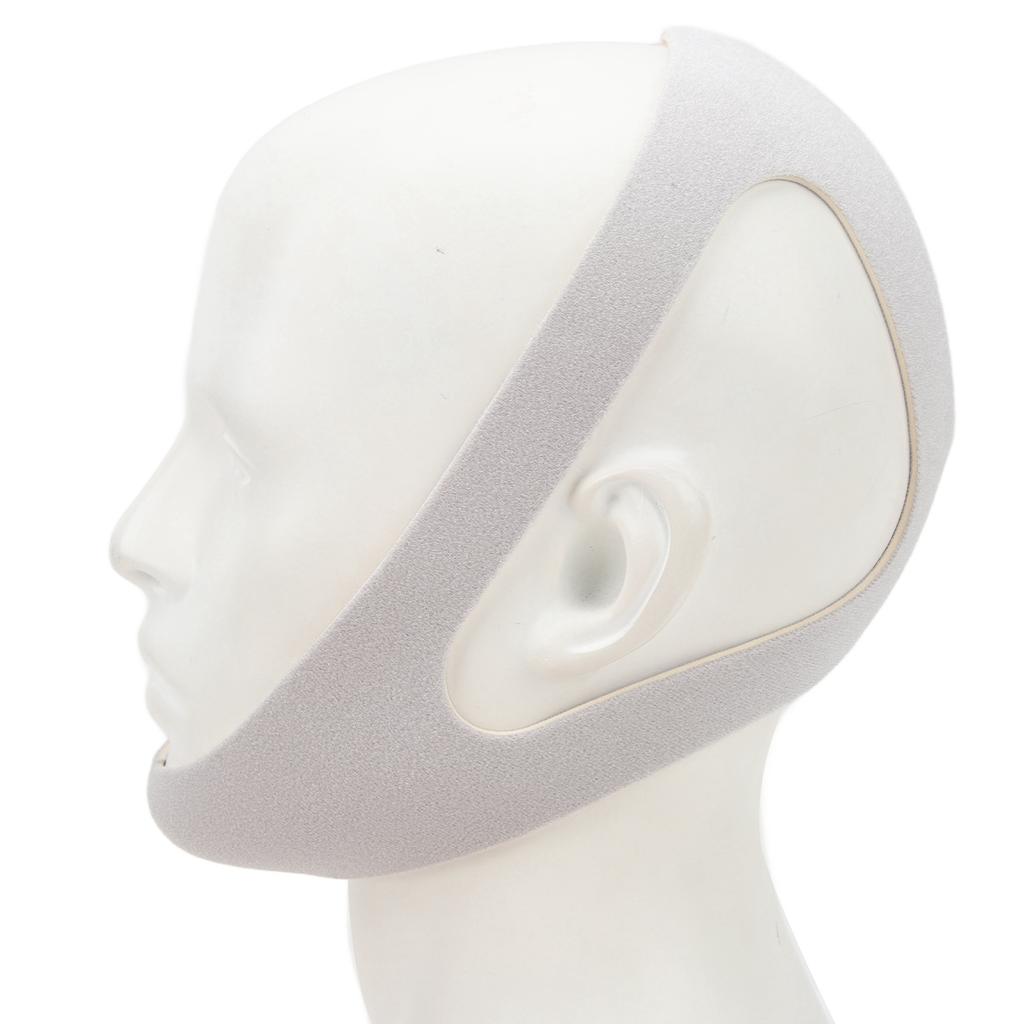 Snoring Chin Strap Adjustable Breathable Reducing Snoring Keep Mouth Closed Chin Strap Universal for Man Woman