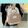 Stylish Cartoon Large Capacity Backpack For Students With Comfortable Shoulder Straps And Nylon Material For School Use