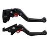 Nakira Brake Clutch Lever Set Ninja250 Ninja400 Z250 Z400 Versis-X250 (Black)