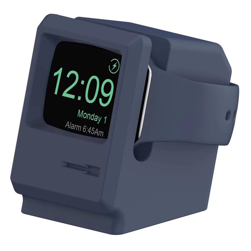 Silikon-Ladestation für Smartwatches, Ladestation, Ständer für Apple Watch Serie 3 4 5 6 7 8 38 mm 40 mm 42 mm 44 mm