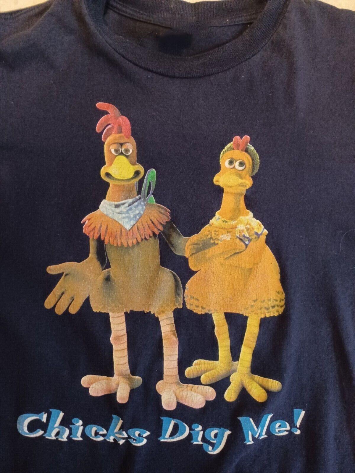 Chicken Run Chicks Dig Me Movie T-Shirt Unisex Cotton Tee S-4XL Unisex T-Shirt XL