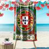 Royal Heraldry Ornate Symbols beach towel Outdoor camping Portable for travel quick-drying swim towel Outdoor pool towel swim Comfort beach towel
