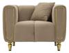 Armchair Alma Grey With Cushion Cm 97X81X71