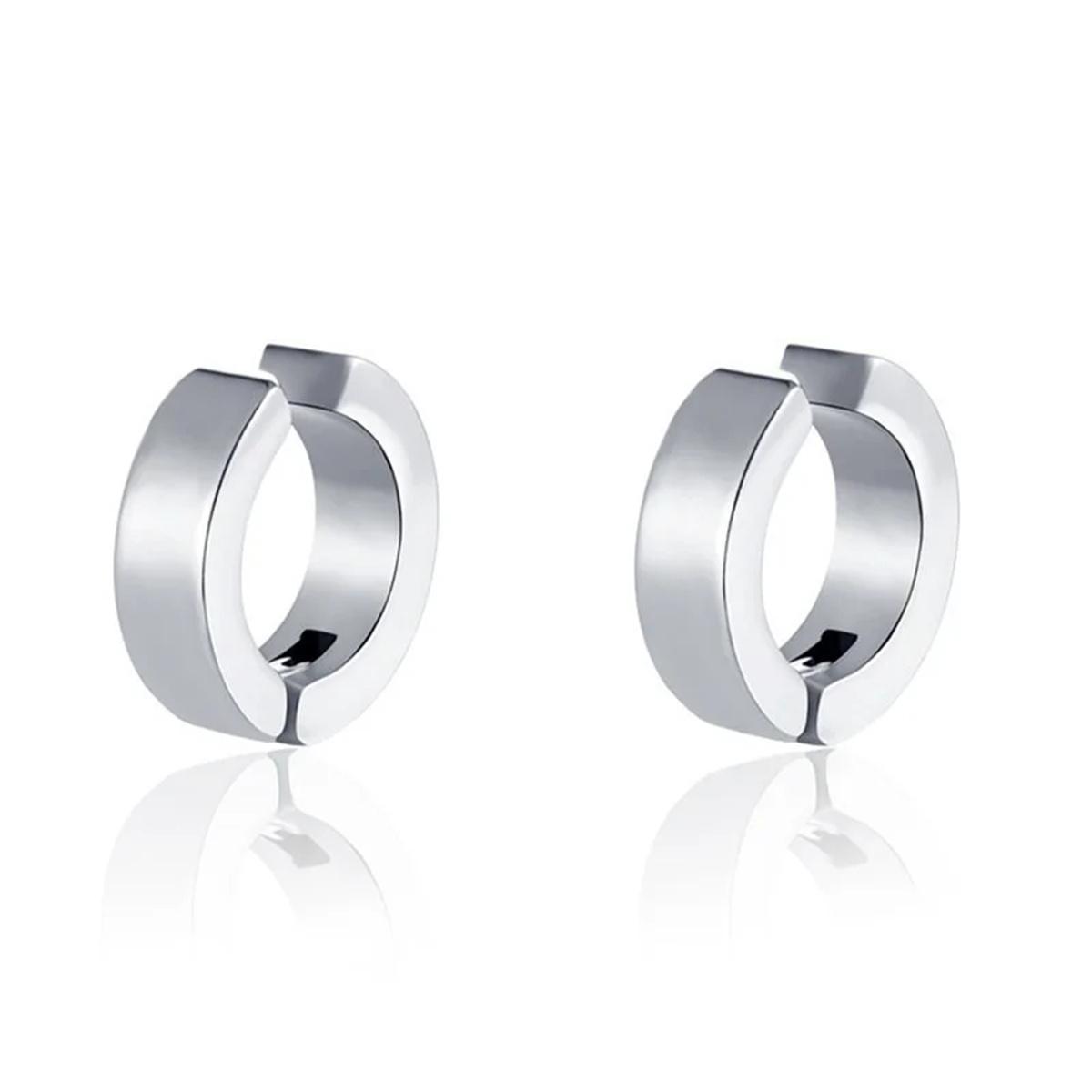

Fashion Cuff Earring, Non Piercing Hoop Earring Clip on Earring Fake Piercing Earring Hoop 1pcs срібний