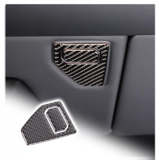 Carbon fiber passenger side glove box switch cover For BMW 5 Series G60 i5 2024+