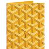 Goyard Grenelle Y Monogram Print Flap Wallet Passport Holder Small Unisex Wallets Yellow GRENELPMLTY-08CL08X
