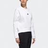 Adidas Style Soft Sweatshirt With Logo Print Women Sportswear White GM1458