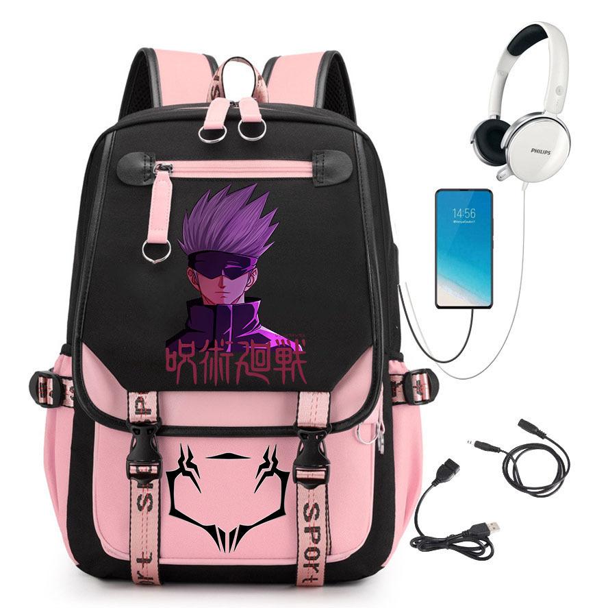 Popular Riman Peripheral Backpack Youth Student School Bag Usb Large Capacity Student Computer Bag