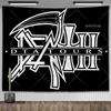 Angles Old Deaths Mental Rock Band Polyester  Tapestry Printed Home And Garden Flags Hippie Tapestries For Bedroom Decoration