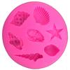 Seashells Starfish Conch Shape Fondant Silicone Mold for Kitchen Baking Chocolate Pastry Candy Clay