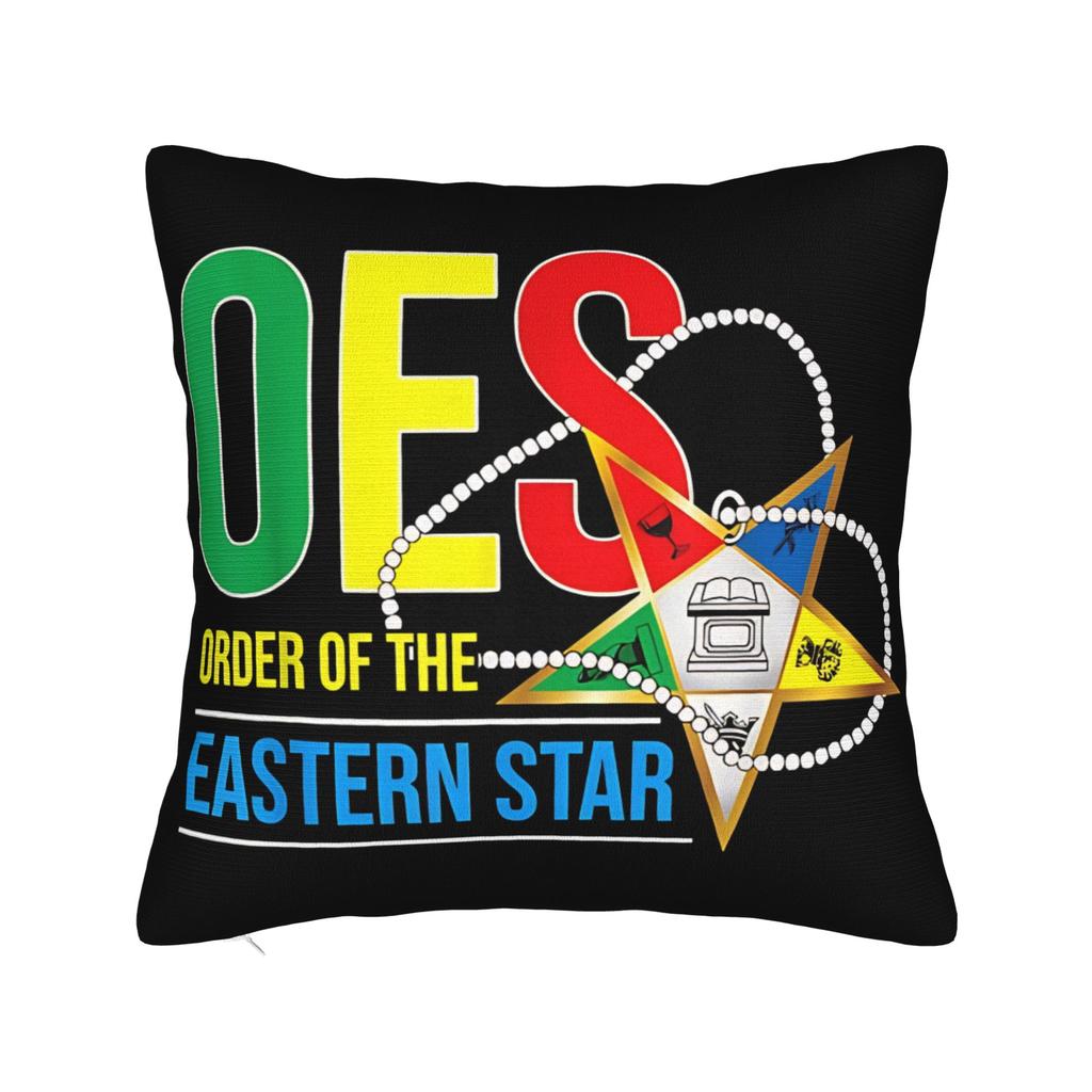 OES Order of the Eastern Star Sistar Sisterhood Pillow Cover Funny Pillow Case For Wedding Party Home Decor Graphic Pillowcases