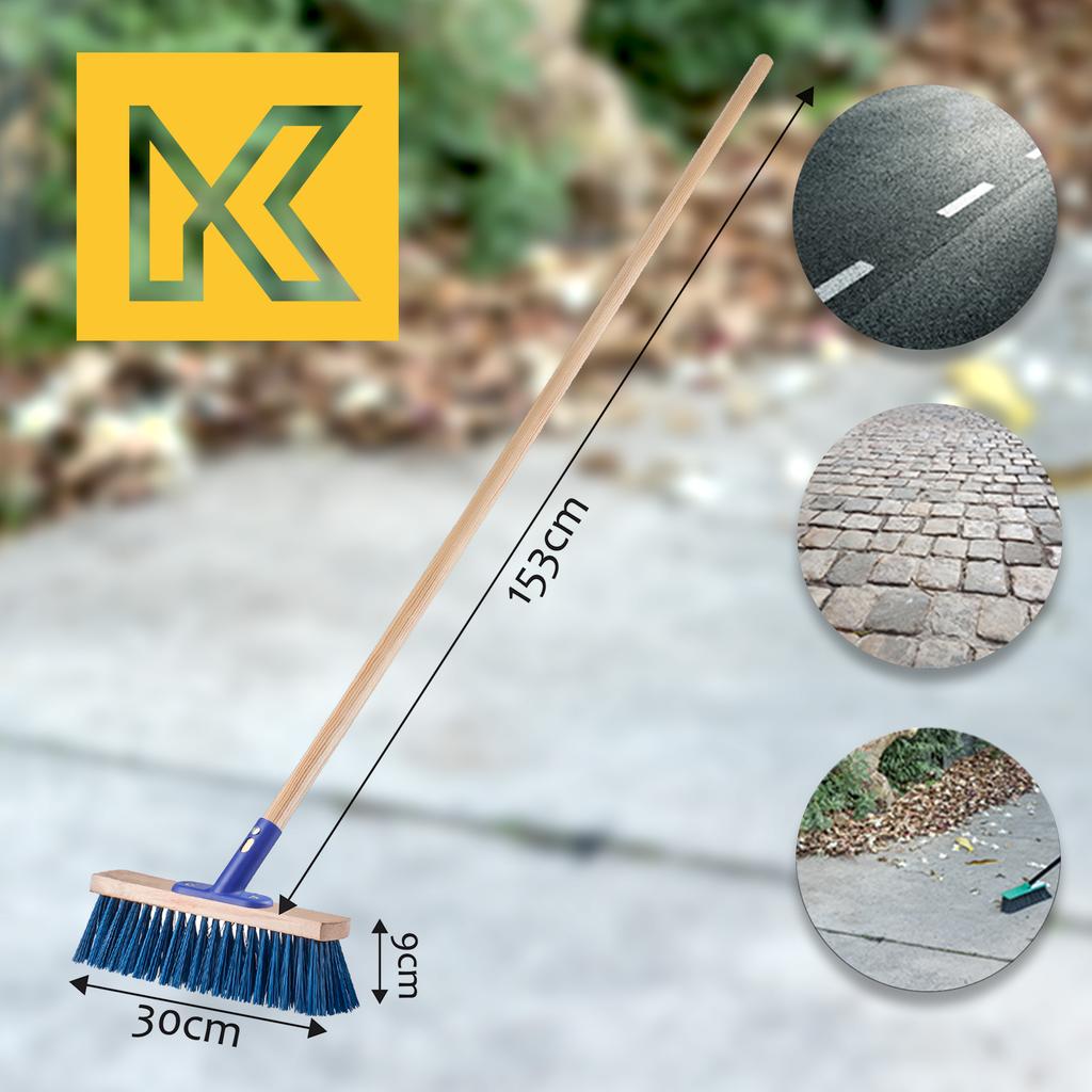 KADAX Escoba Cepillo Callejero Barrendero de Nylon