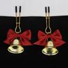 1Pairs Sexy Bow Adjustable Nipple Clamp Breast Small Bell Adult Teasing Sex Toys For Couples