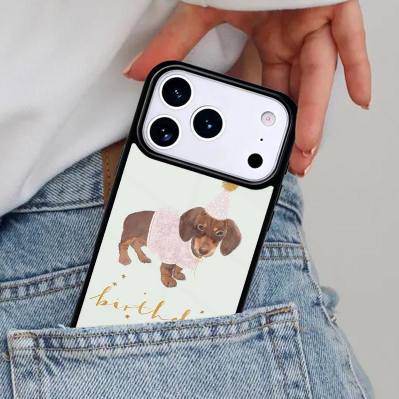 Cartoon Corgi Dog Phone Case for iPhone 16e 15 14 13 12 17 Pro Max Plus Air 17pro Cover Coque