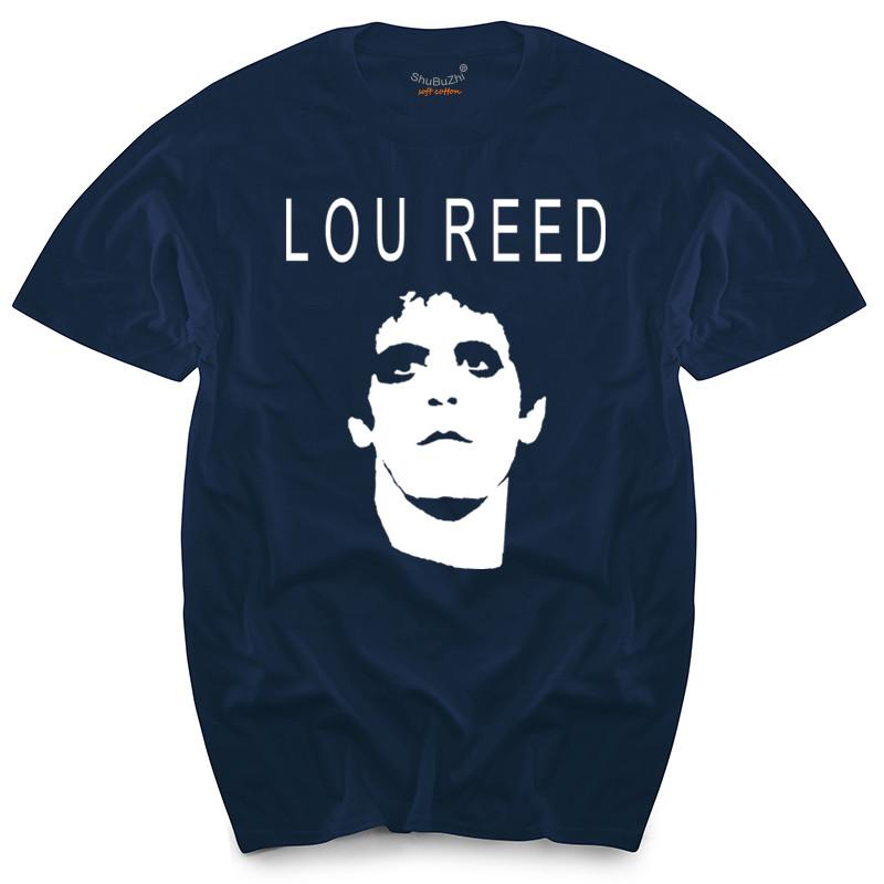 

striped shirt Lou Reed Fan men shirt mens top tees fashion summer brand teeshirt male tops S