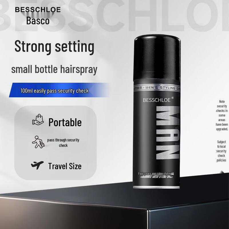 BASIKOU Мужской матирующий лак для укладки волос сильной фиксации