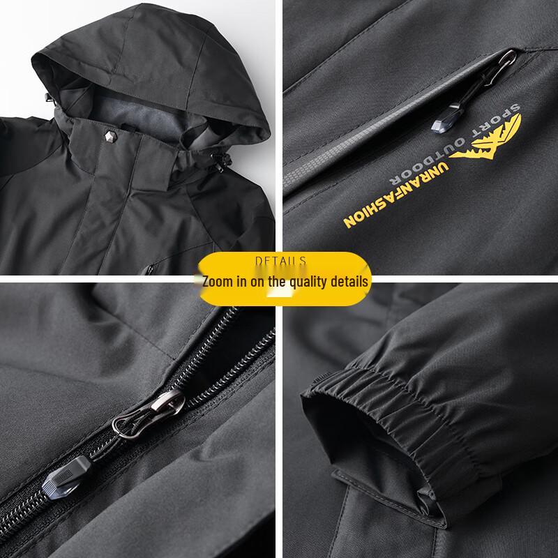 Dibinze Men's Plus Size Windbreaker Jacket