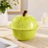 Creative Ceramic Saucepan with Lid Cute Food Fruit Bowl BPA Free Dessert Soup Bowl  Tableware