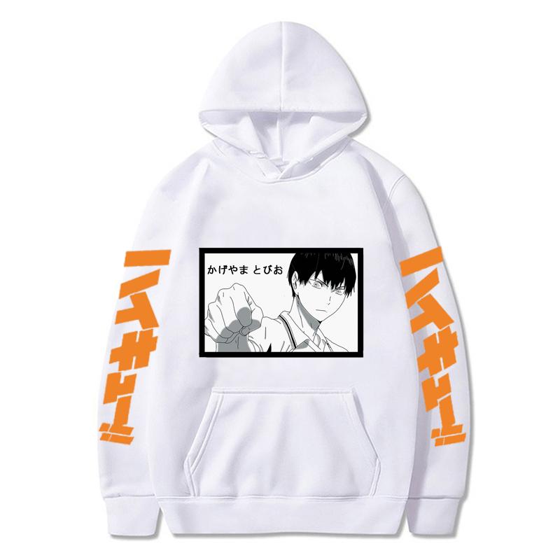 Haikyuu Anime Herren Casual Pullover Hoodie Frühling Herbst Streetshirt Koreanische Version Tops Übergroßes Unsex Daily Sweatshirt