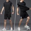 Men's Lightweight Summer Casual 2-Piece Set: Short-Sleeved Shirt & Shorts for All Ages (Plus Sizes Available)