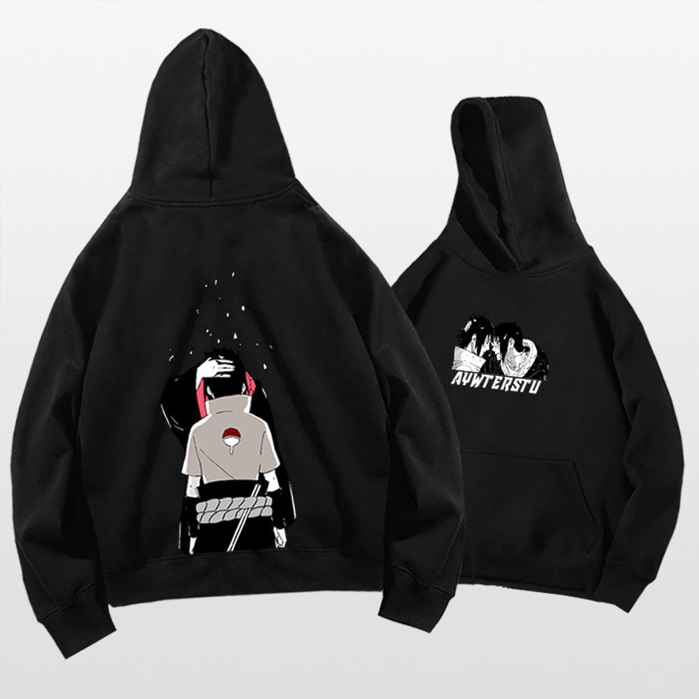 Naruto hooded sweater men and women spring and autumn teenagers student trendy brand Japanese animation loose shoulder jacket