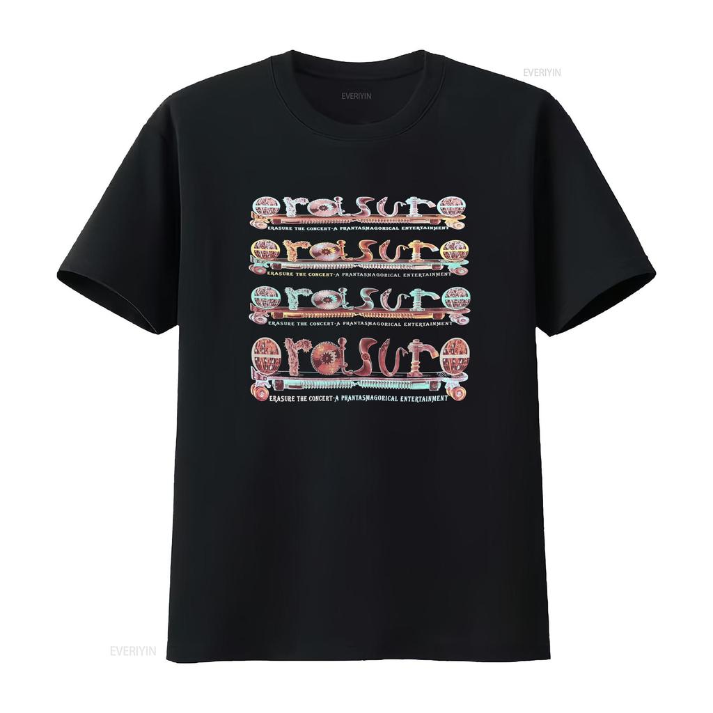 1992 Vintage Erasure Tour Concert New Wave Promo Album Super Rare 90s T Shirt Vintage Fashion Comfortable Breathable