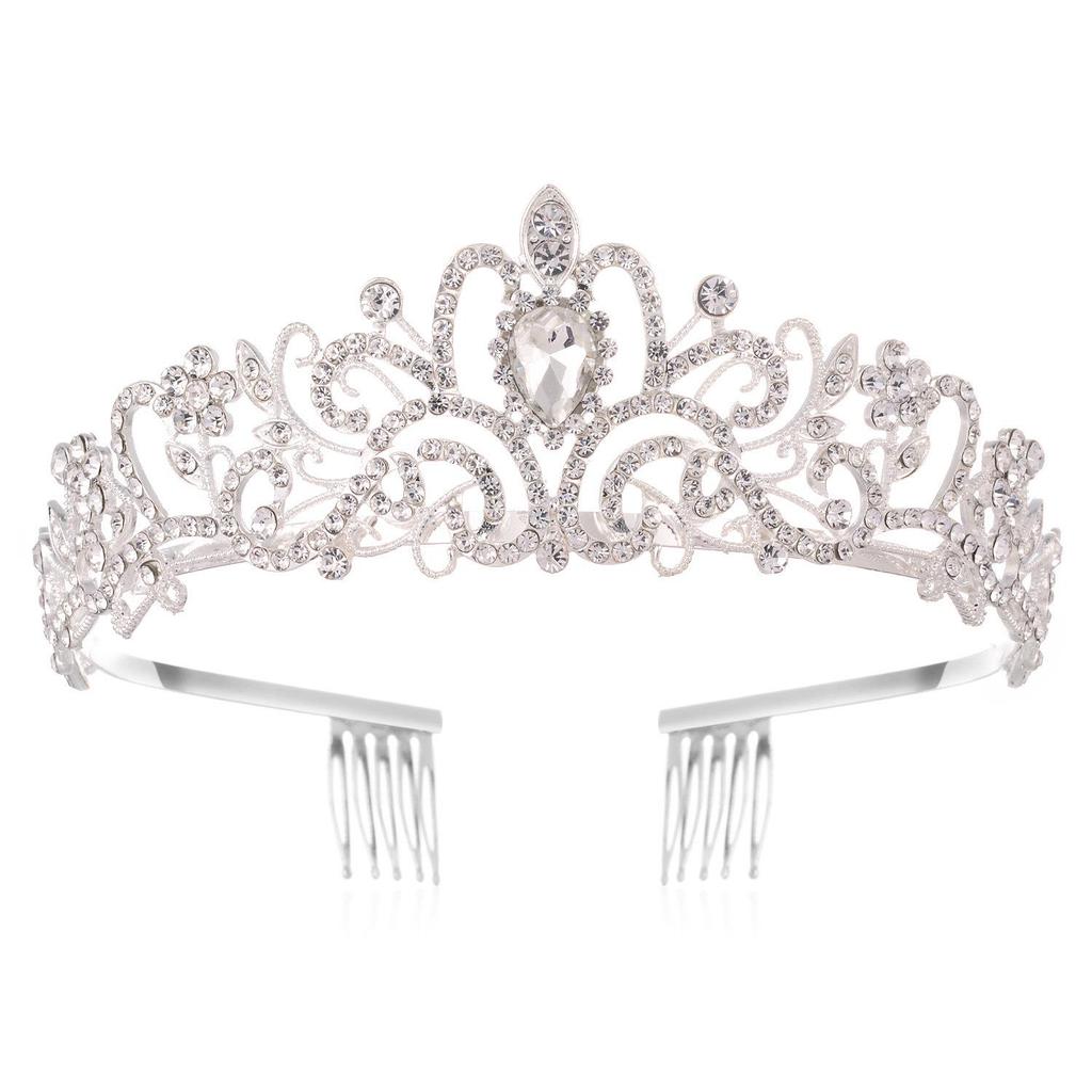 Crystal Diamond Bridal & Birthday Crown Hair Accessories