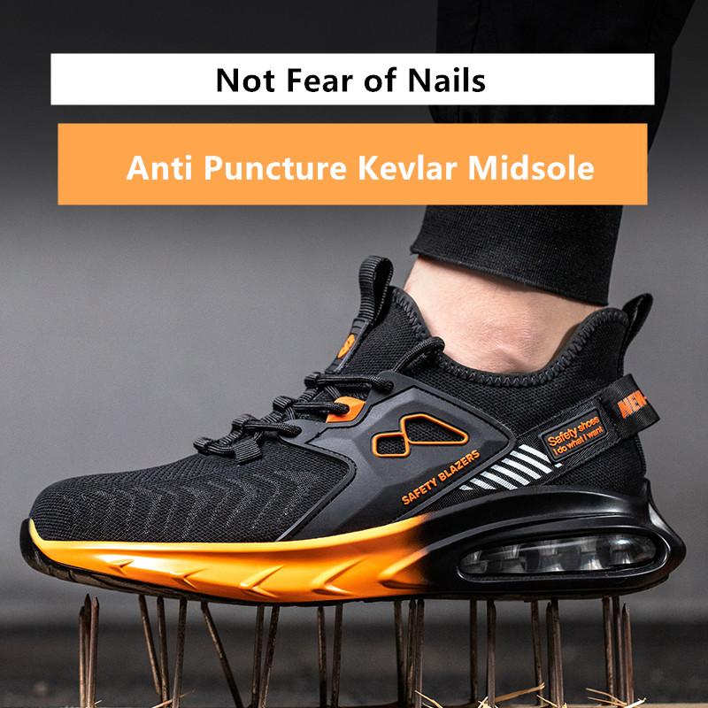 Легкая неразрушимая обувь для мужчин с защитой от проколов. Удобная рабочая обувь — фото 4