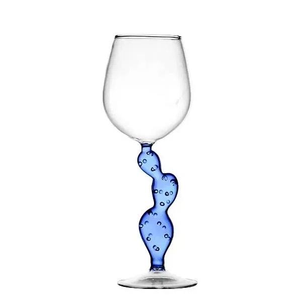 

Креативный бокал для вина «Кактус» – Уникальный бокал для красного вина или коктейлей Blue