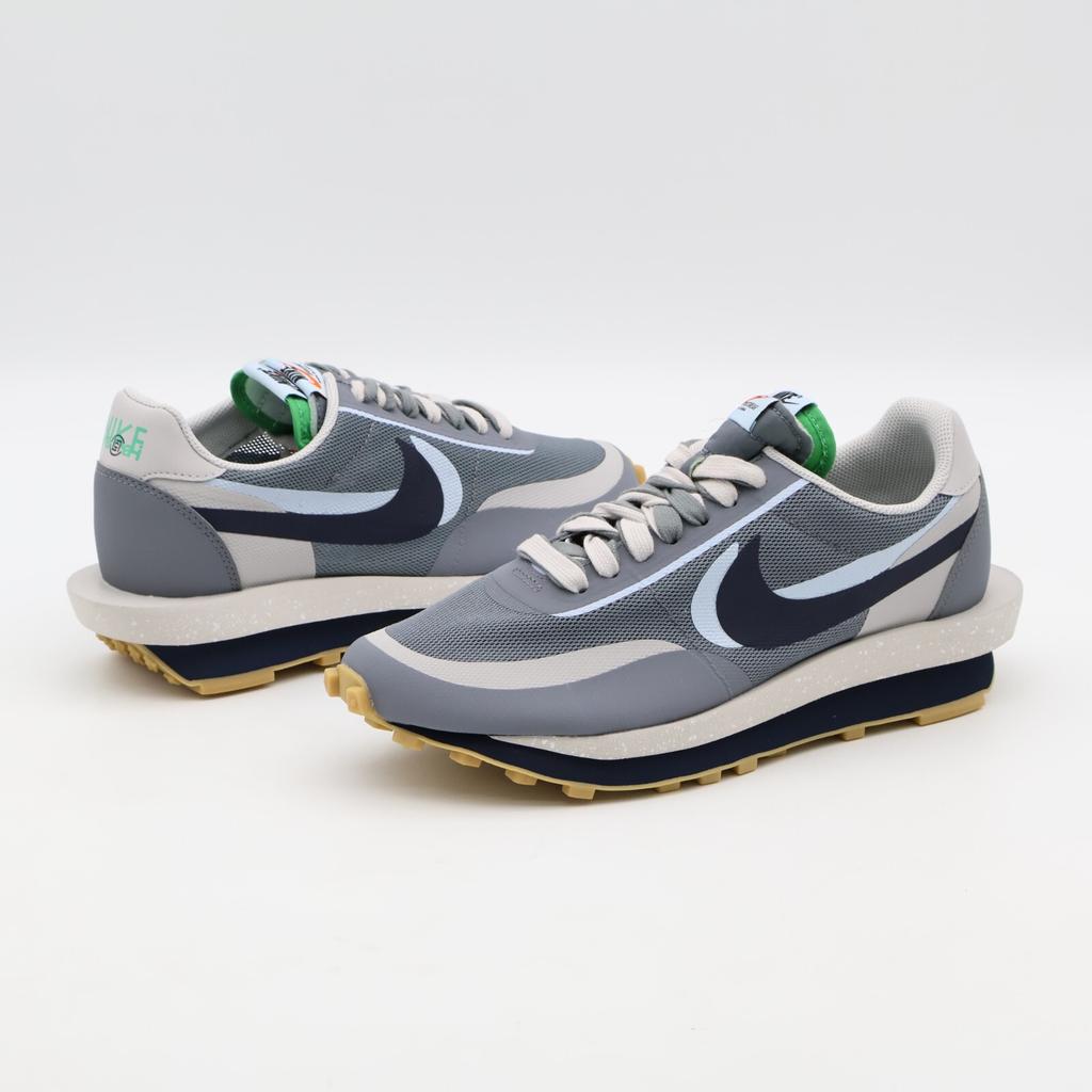 DH3114-001 CLOT X Sacai X Nike LD Waffle Grey Obsidian Cool Grey Navy Green