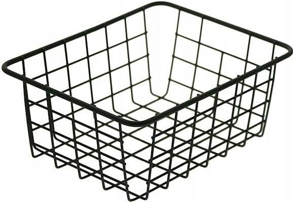 DECORATIVE BLACK WIRE METAL FRUIT BASKET