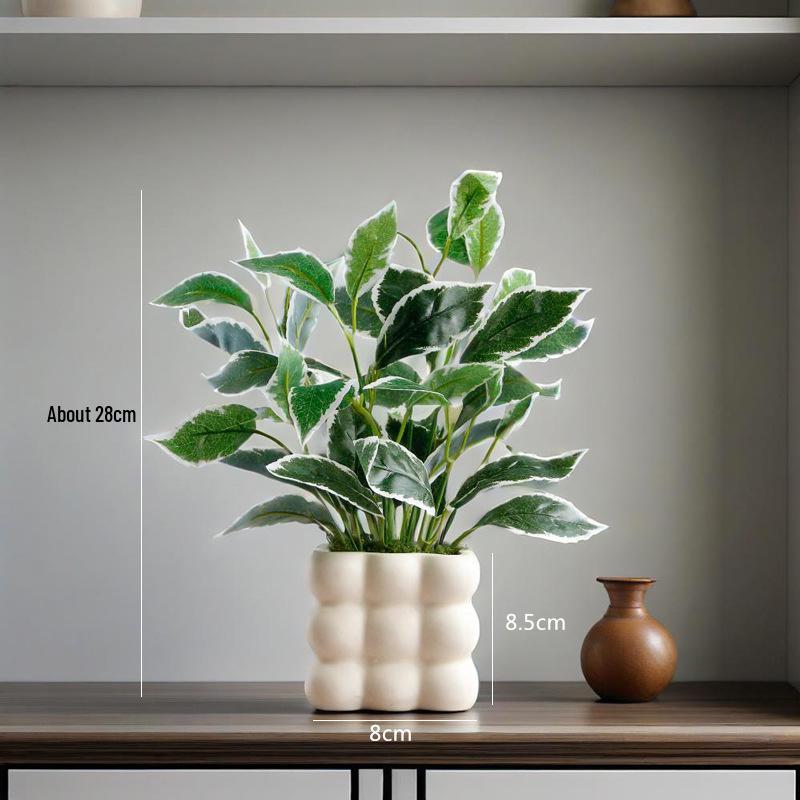 Nordic Style Artificial Potted Plants for Indoor Decor: Perfect for Living Rooms, Offices, and Desktops