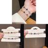 Floral Zirconia Pendant Bracelet With Gold Plating For Elegant Women