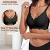 Seamless Wire-Free Bra in European & American Sizes - Women's English Label