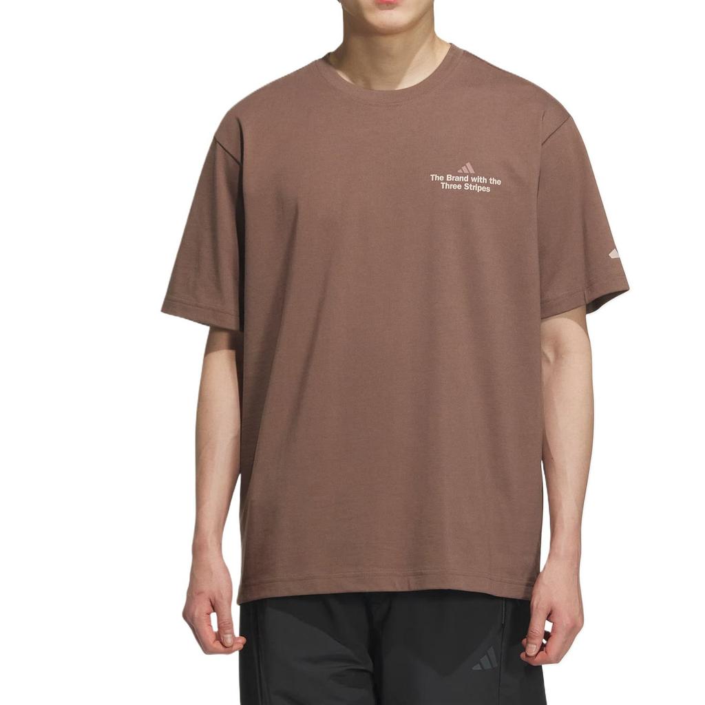 Adidas GFX SHORT SLEEVE T SHIRT T Shirt Men's Brown KF0125