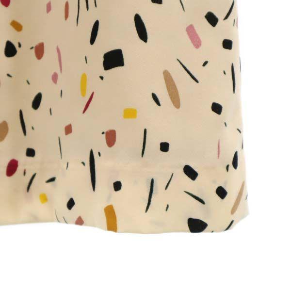 Unused Unaca Overall Handle Long Sleeve One Piece 38 Beige Women Used