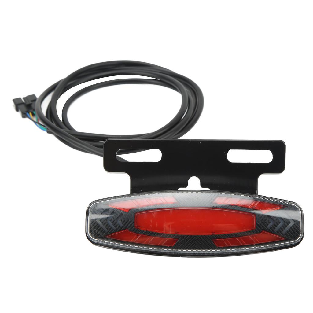 E-Bike Beleuchtung Rücklicht Hohe Helligkeit Fahrrad Bremswarnung Blinker LED Licht für Nachtfahrten