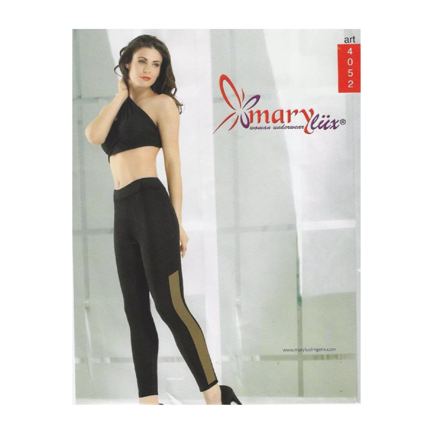 

4052 Women s Side Tulle False Belt Sports Leggings M чорний