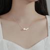 Imitation pearl necklace women's niche light luxury collarbone chain temperament versatile fashion simple fake pearl pendant