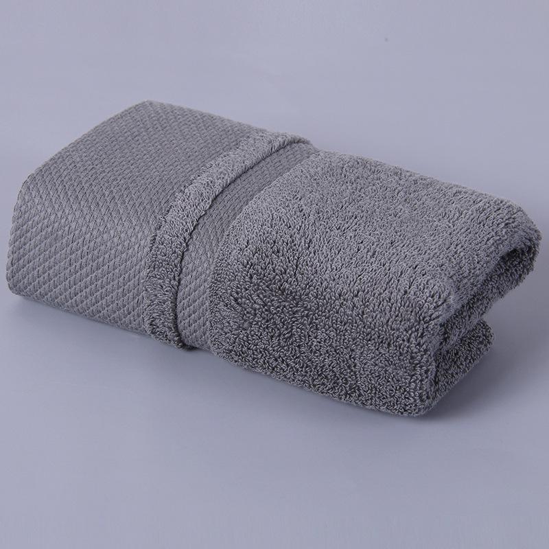 100% A-Grade Antibacterial Cotton Bath Towel - Thick, Soft, Absorbent, Quick-Drying, Adult Size Washcloth