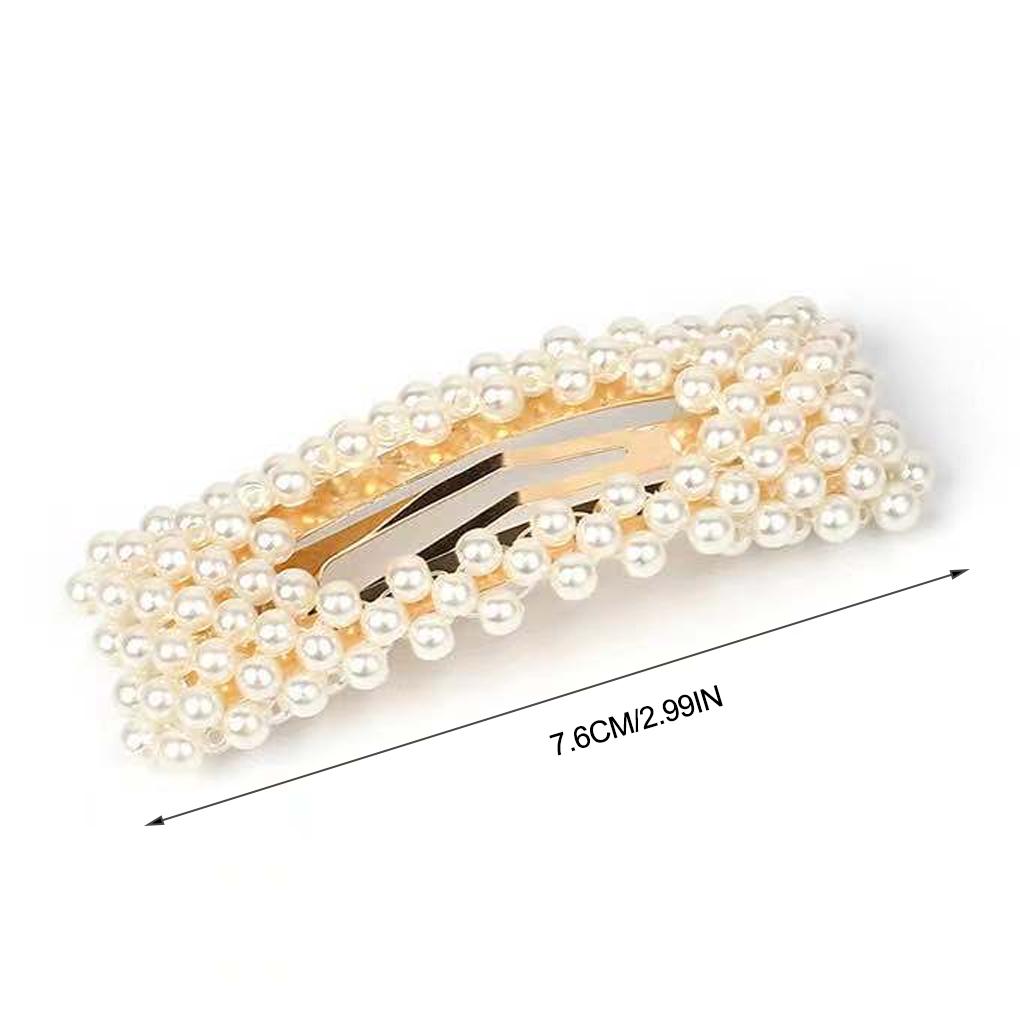 Woman Pearl Portable Hairclips Decoration Hairpin Fashion Hair Clip Hair-styling Wedding Birthday Headwear Accessory