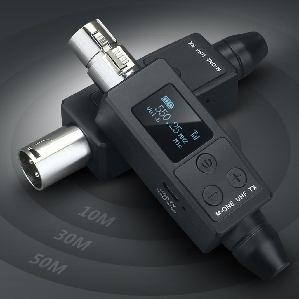 Reliable Wireless Microphone System Transmitter for Stage,Speeches and Studio Recording Reliable 48V Converters
