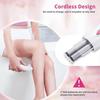 2026 Latest Model  Skin Epilator - Women's Facial Smooth Glide Epilator with LED Light - Wireless Facial Epilator - Women's Electric Epilator for