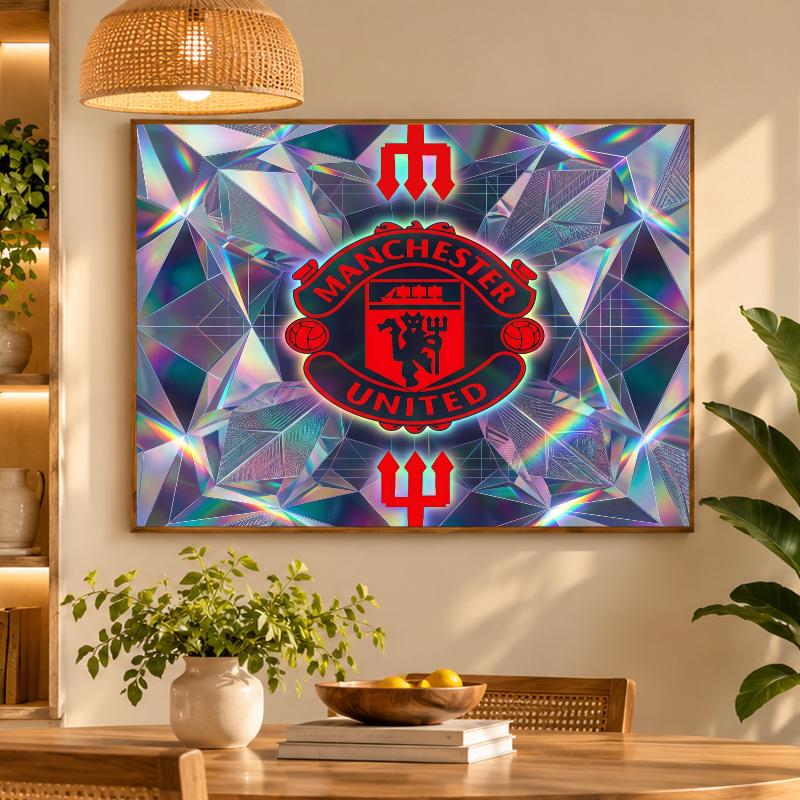 5D Diamond Painting Manchester United DIY Full Drill Diamond Art Kit Home Decoration